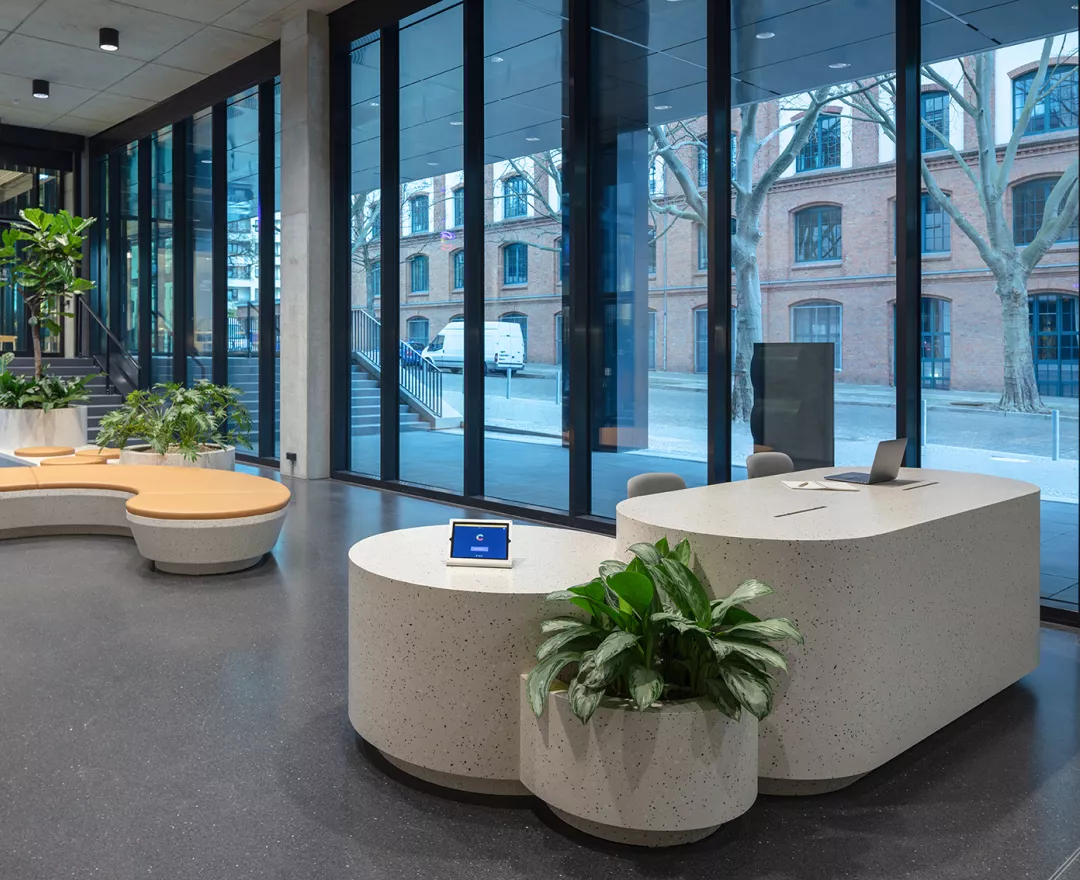 HIMACS Terrazzo chosen for Contentful’s new offices