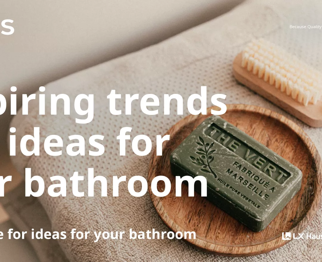 HIMACS and Marike Andeweg present four new bathroom trends