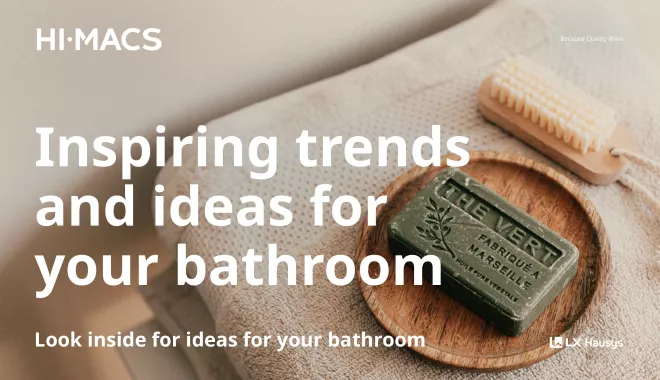 HIMACS and Marike Andeweg present four new bathroom trends