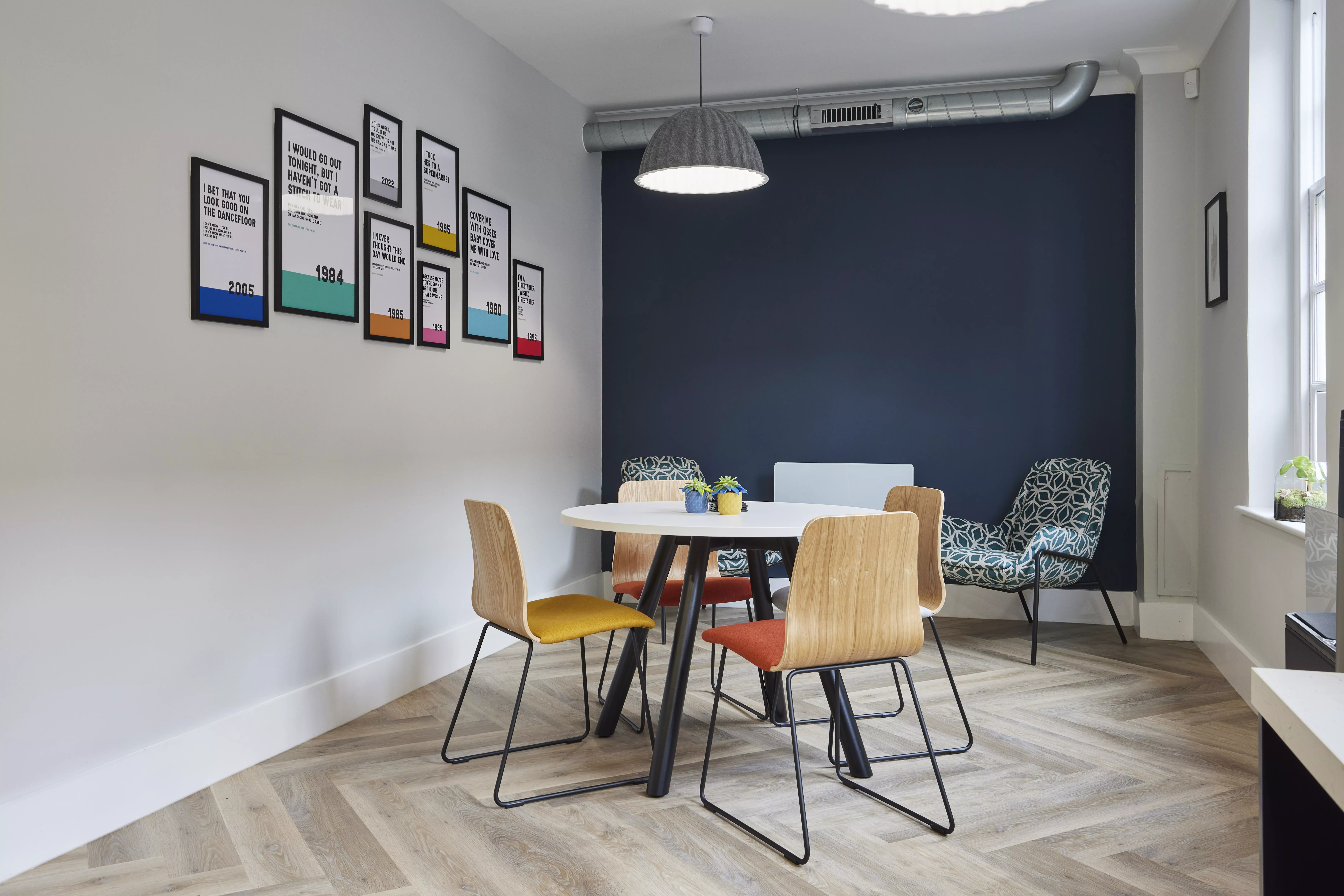 HIMACS creates a striking and sculptural reception desk at Pitalia’s new Manchester office