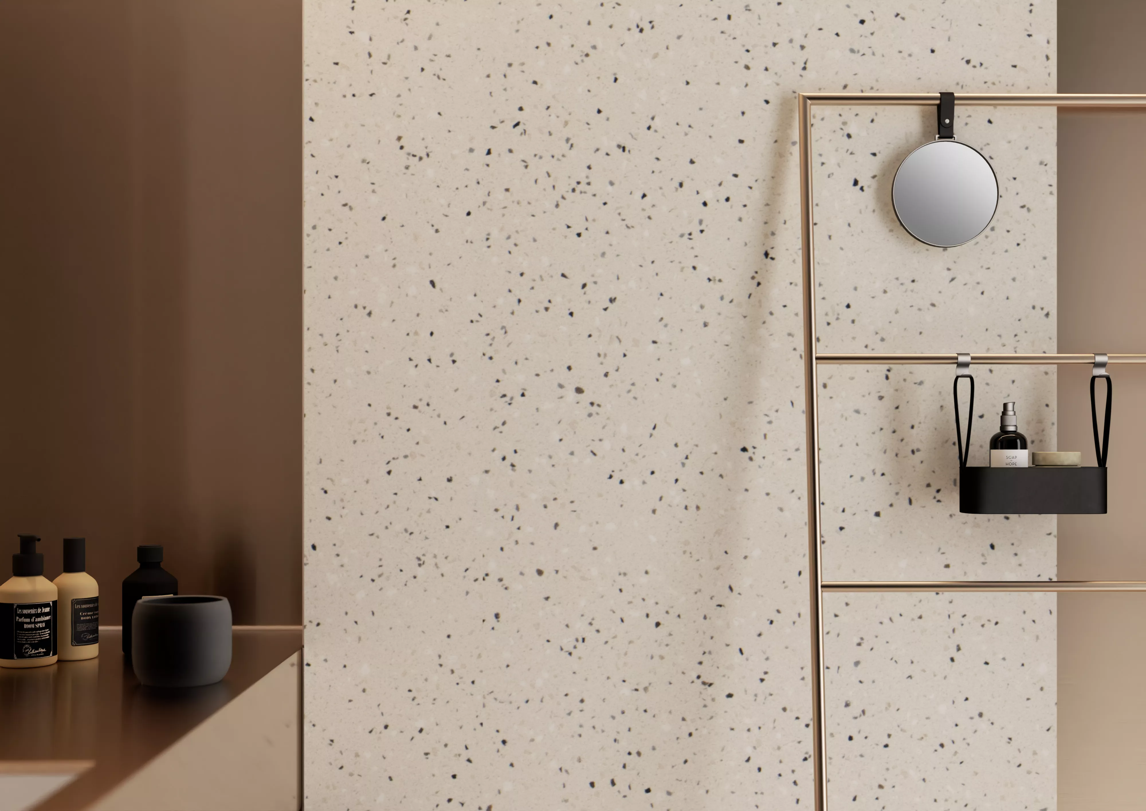 HIMACS embraces the Terrazzo trend with two new colours