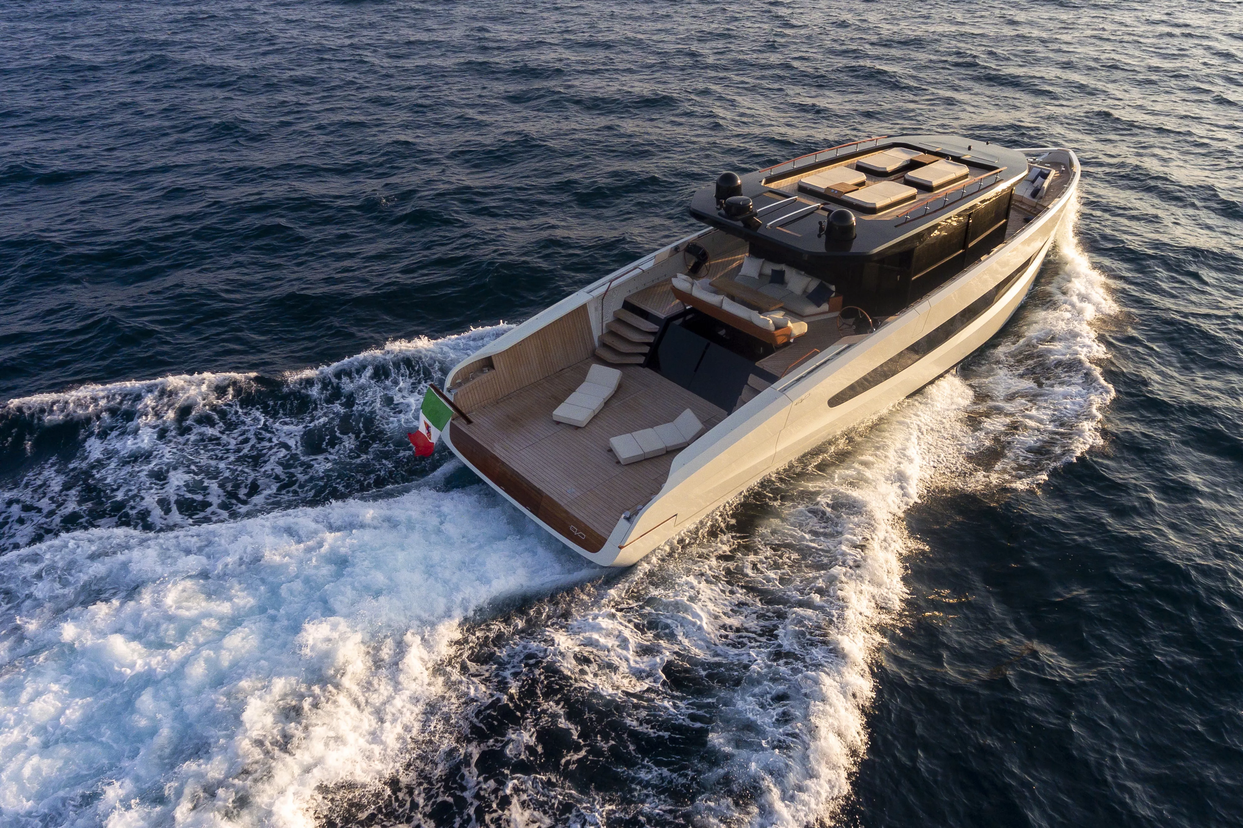 The new EVO V8 yacht opts for HIMACS