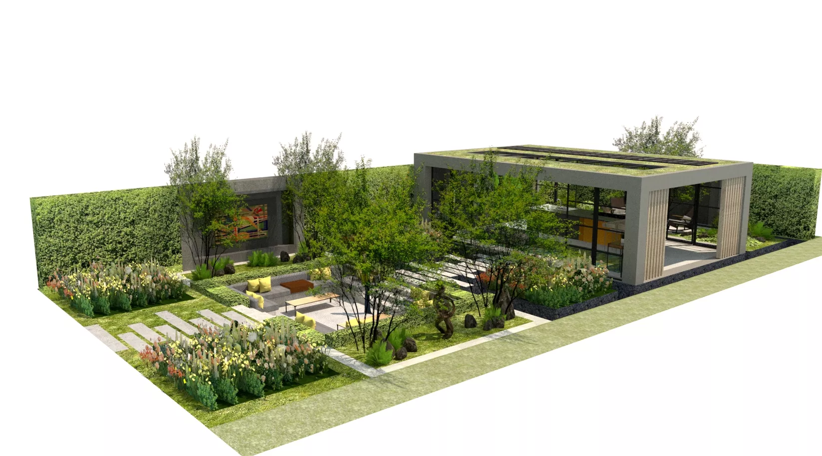 HIMACS at ‘eco-city’ garden for RHS Chelsea Flower Show 2018