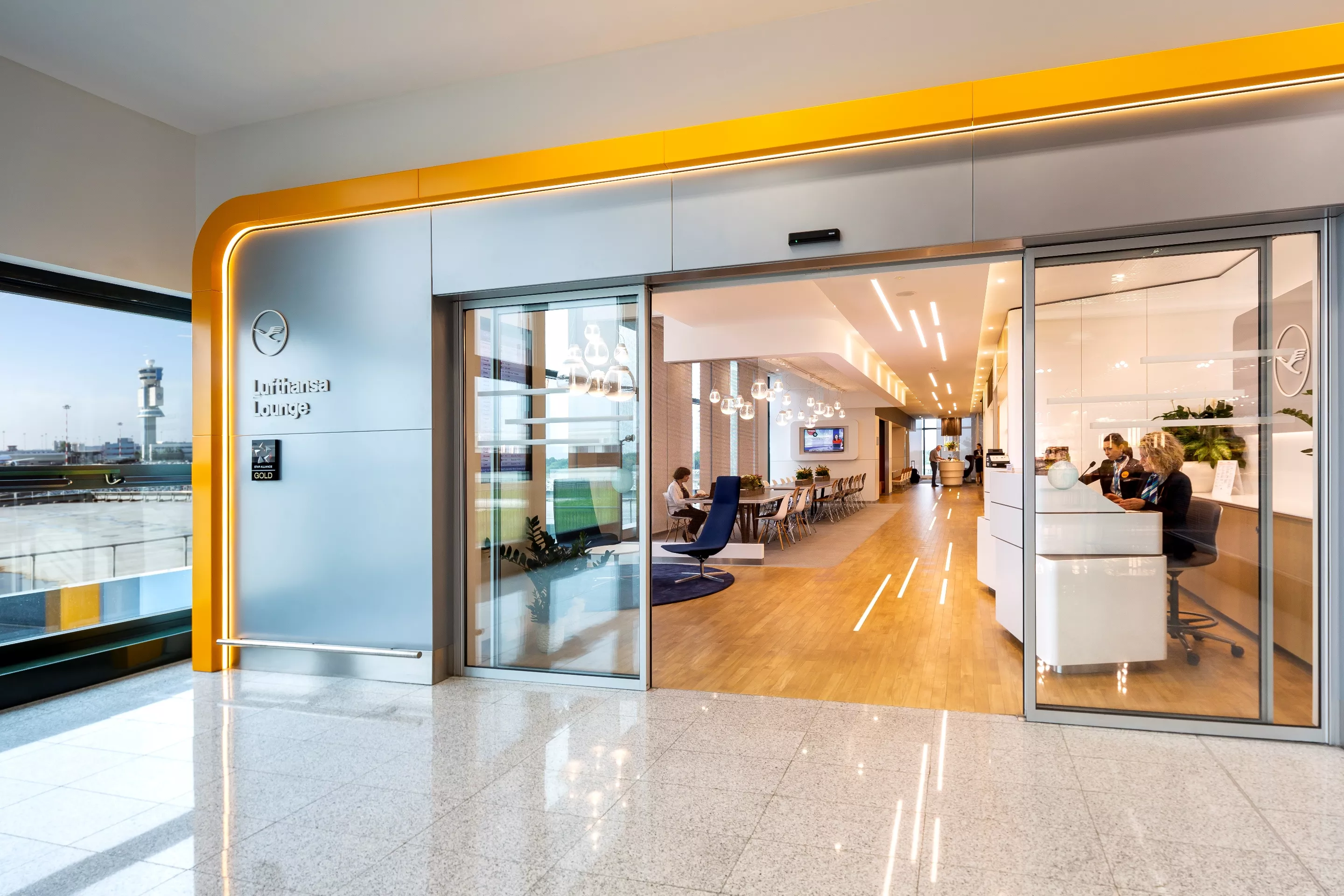 A new Lufthansa Lounge at Milan Airport with HIMACS