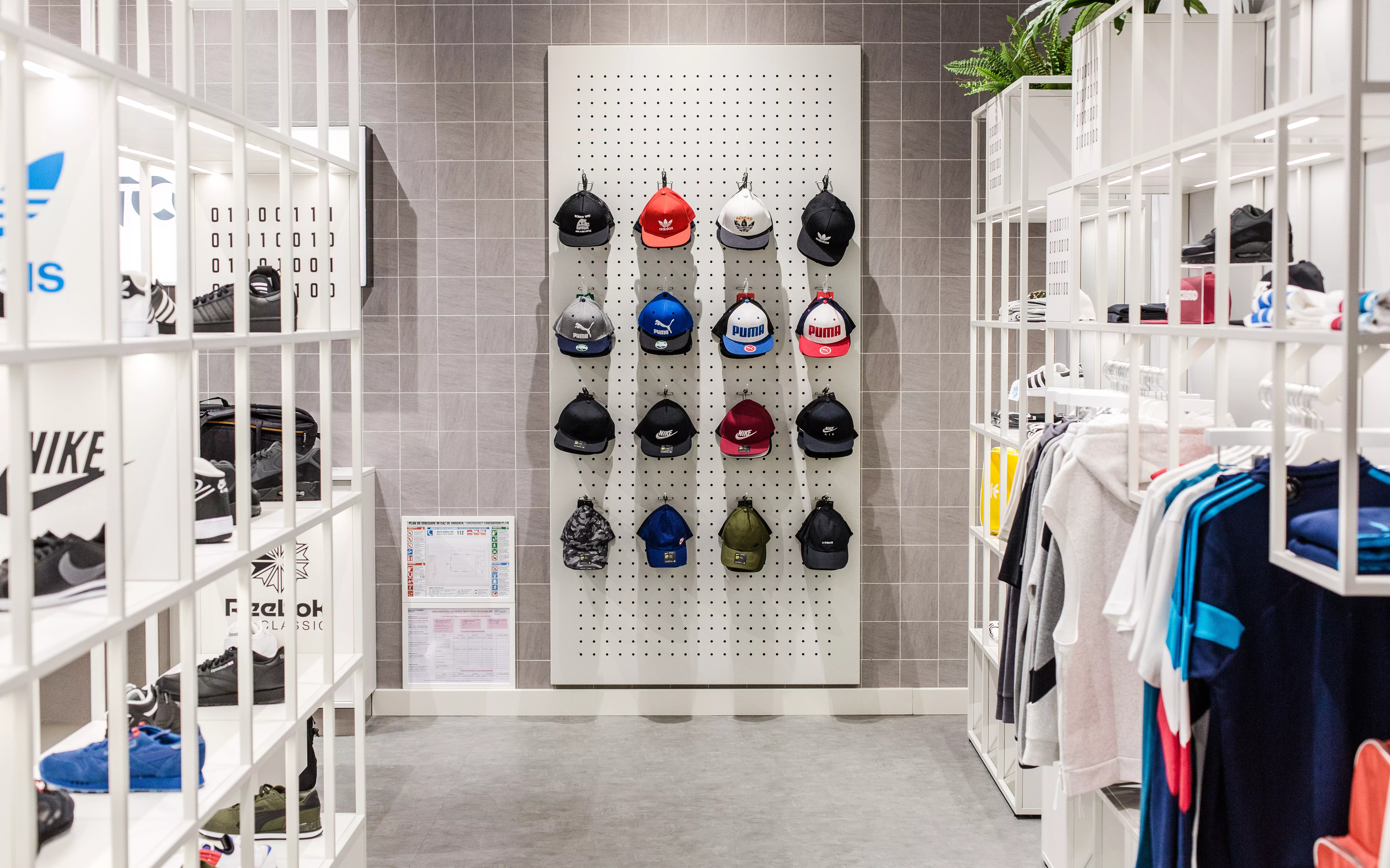 HIMACS Concrete creates a cool, urban look in  GRID store