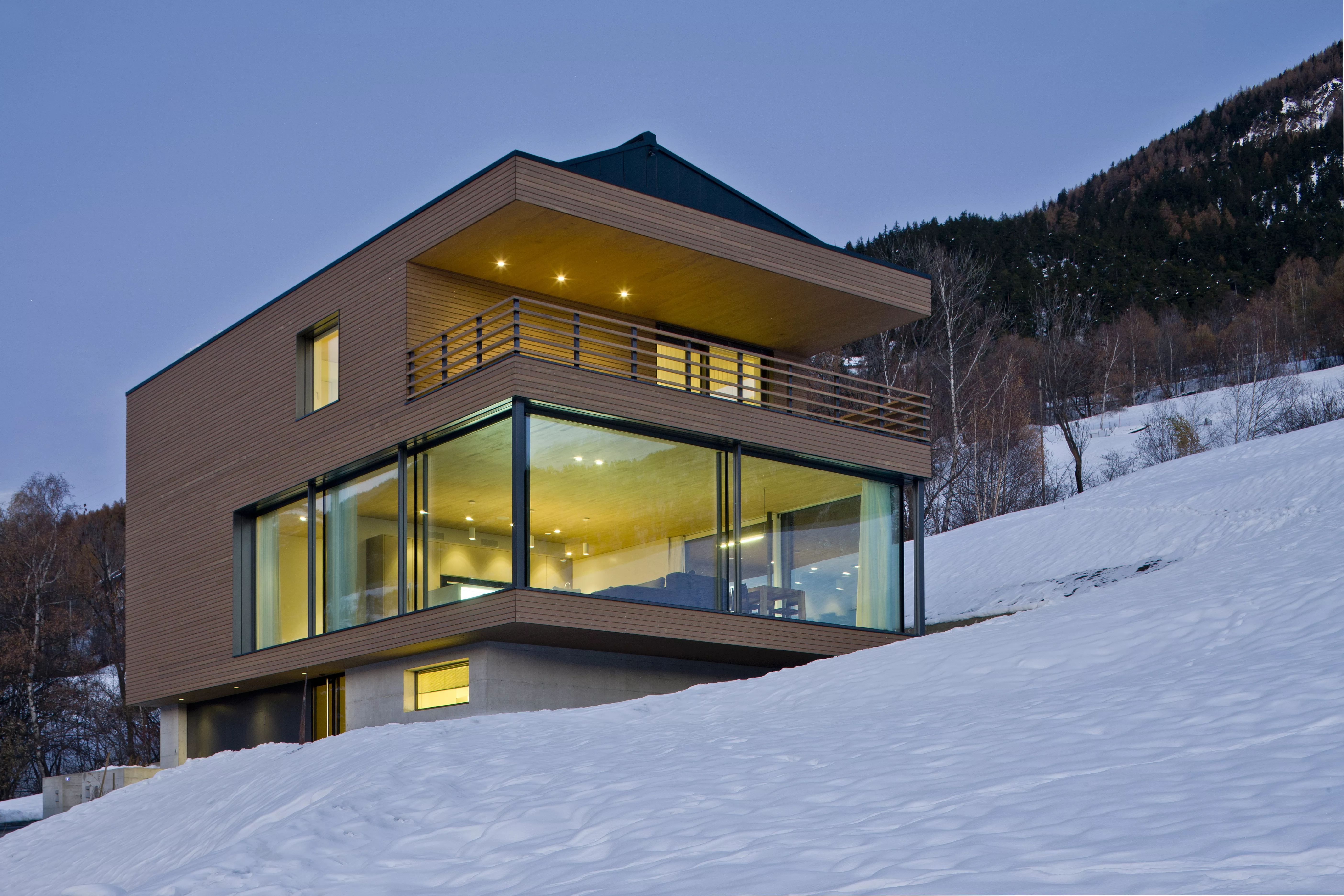 Minergie house in Switzerland