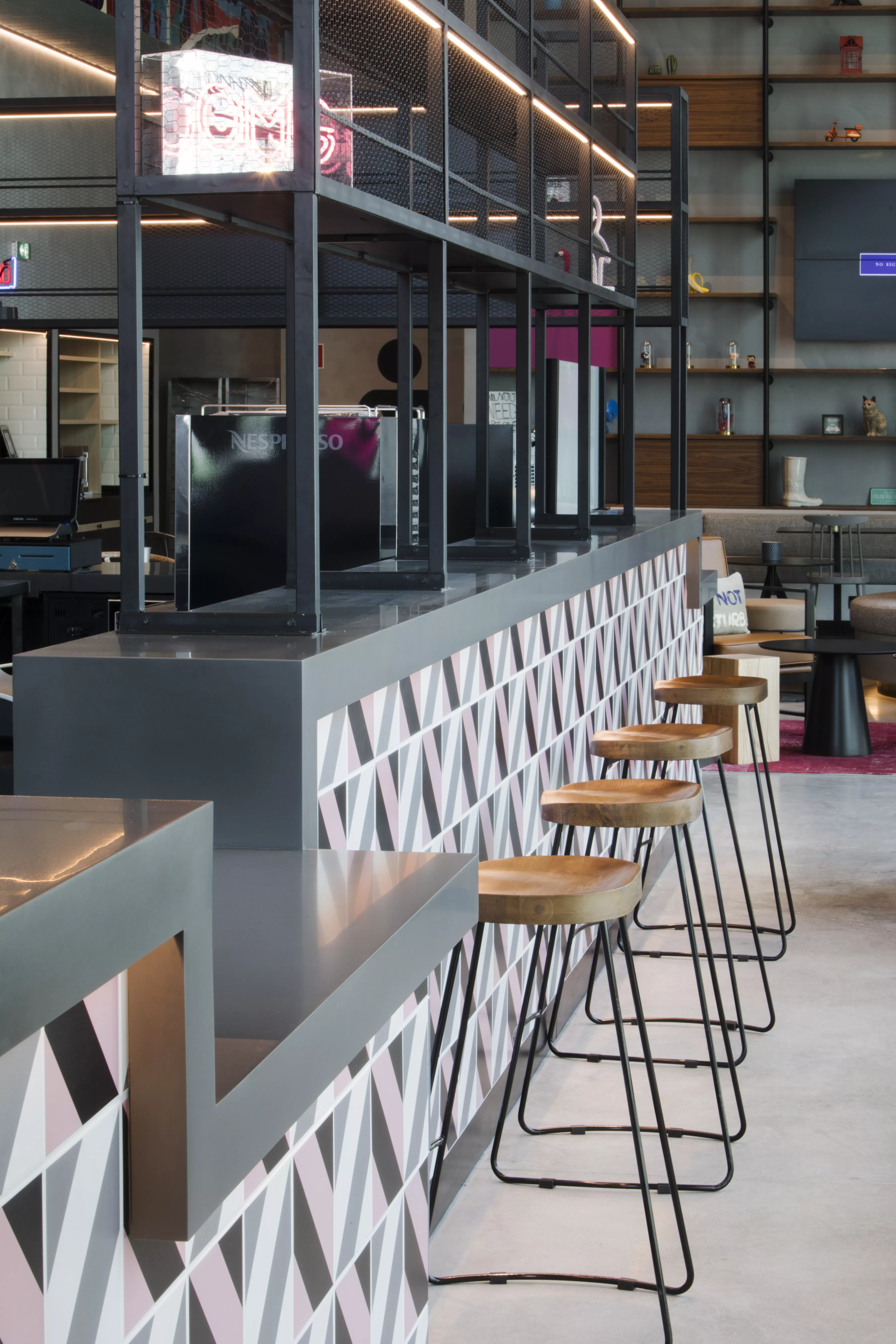 Hotel Moxy in Lisbon uses HIMACS in key areas