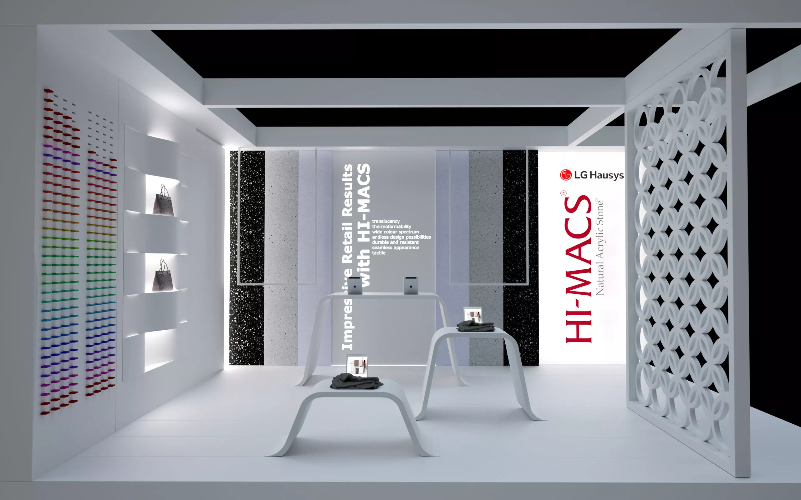 LX Hausys presents HIMACS limitless design possibilities at Retail Design Expo