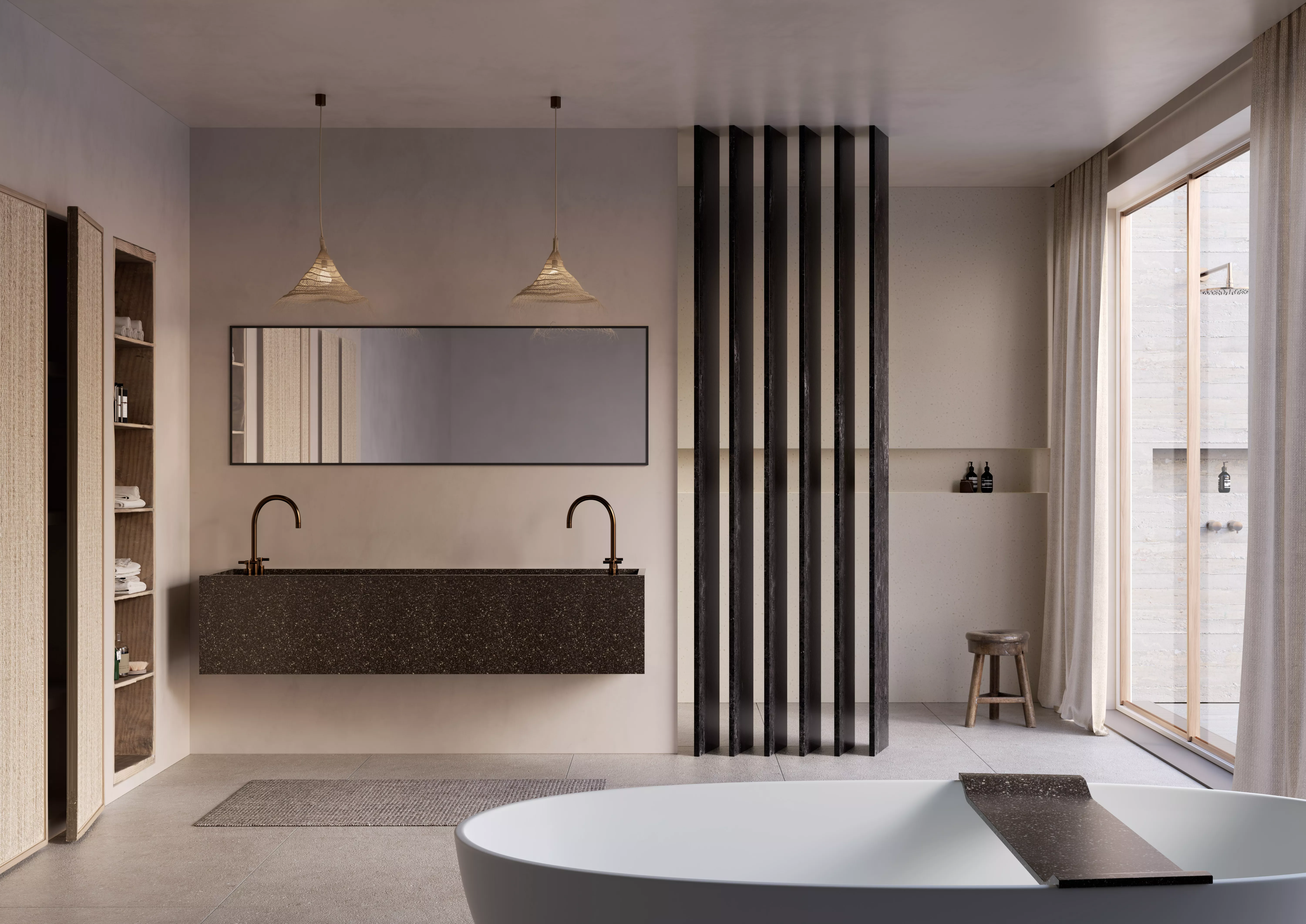 HIMACS and Marike Andeweg present four new bathroom trends