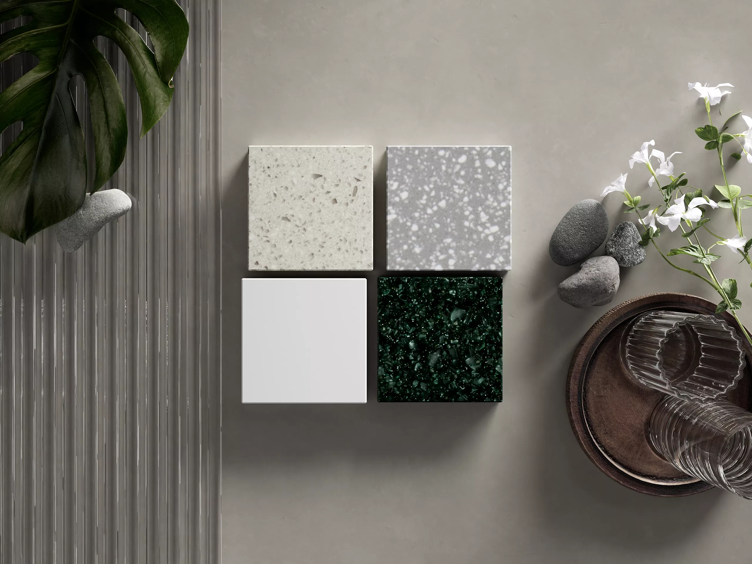 HIMACS and Marike Andeweg present four new bathroom trends