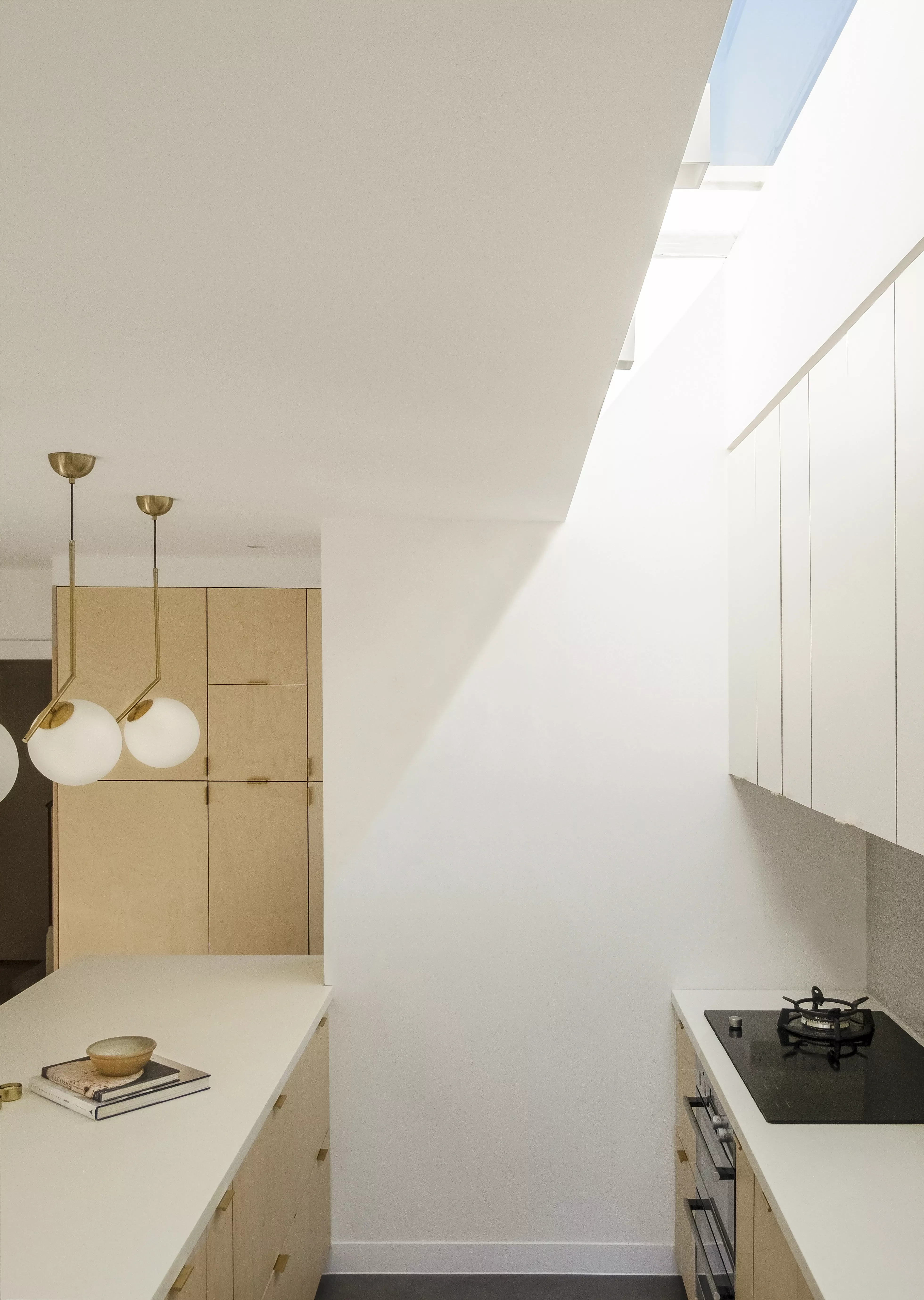 A dreamy minimalist kitchen with HIMACS elements in the Nook House